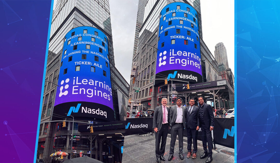 iLearningEngines Shines in Times Square: Celebrating NASDAQ Listing and Pioneering AI-Driven Learning
