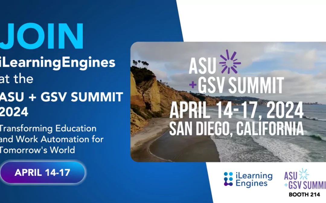Discover the Future of Learning and Work Automation with iLearningEngines at ASU+GSV 2024